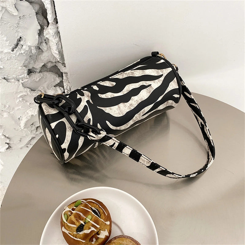 Animal Pattern Round Bag Shoulder Messenger Bag