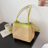 Straw Shoulder Bag Women Weave Handbag Large Capacity Bag