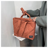 Shoulder Bags Space Cotton Handbag Women's Bags Lady Wide Hand Carry