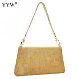 Soft Beaded Women Evening Bag Wedding Bridalmaid Handbags Purse Clutch
