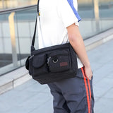 Canvas Shoulder Bag Large Capacity Vintage Cross-body Tote