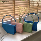 Shoulder Bags Women Accordion Pleated PU Leather Underarm for Female