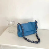 Acrylic Underarm Shoulder Bag Women Retro Handbag