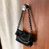 Acrylic Underarm Shoulder Bag Women Retro Handbag