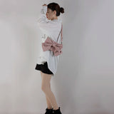 Shoulder Bags Women Bow Lovely Underarm Casual Crossbody Bag
