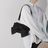Shoulder Bags Women Bow Lovely Underarm Casual Crossbody Bag