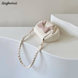 Women Shoulder Bag Bow Sweet Handbag Crossbody Little PU Leather Bag