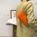 Shoulder Bags Women Bright PU Leather Zipper Female All-match Daily Handbag