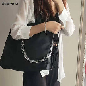 Women Chain Shoulder Bag Large Capacity Casual Tote