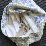 Floral Shoulder Bag Women Cross-body Totes Double Layer Cotton Pouch