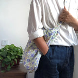 Floral Cotton Large Capacity Tote Bag Female Crossbody Shoulder Bags