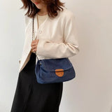 Shoulder Bag Denim Patchwork Crossbody High Female Messenger Bag