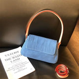 Women's Denim Shoulder Bag Crossbody Style Retro