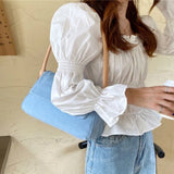 Women's Denim Shoulder Bag Crossbody Style Retro