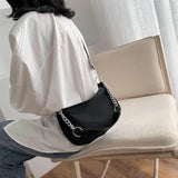 Shoulder Bags Women Chains Underarm PopularBag High Street Harajuku