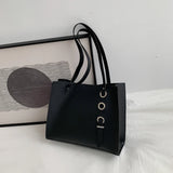 Shoulder Bags Women Large Capacity PU Leather Handbag Retro Portable Casual Tote