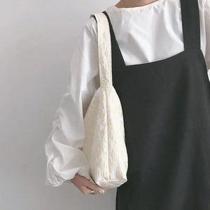 Shoulder Bags Women Casual Canvas Embroidery Handbags