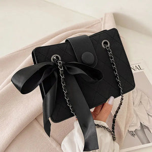 Women's Diamond Lattice Shoulder Bag Office Ladies Cross Body Vintage
