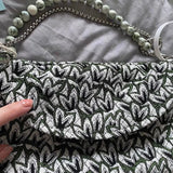 Shoulder Bag Women Maple Leaf Jacquard Beading Crossbody High Ladies