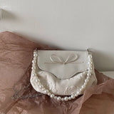 Shoulder Bag Women Flap Crossbody Jacquard Girls Handbag Sweet Vintage Stylish