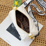 Plaid Mini Crossbody Bag Women Shoulder Bag Beige