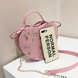 Floral Shoulder Bag Women Casual Handbag Zipper Sweet Purse All-match Satchel