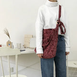 Floral Vintage Totes Big Capacity Shoulder Bag