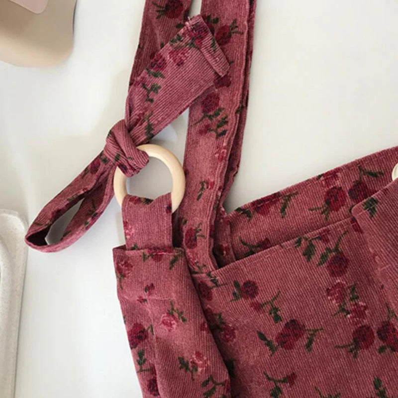 Floral Vintage Totes Big Capacity Shoulder Bag