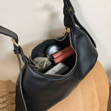 Vintage Ruched Shoulder Bag Retro Casual All-match