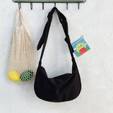 Shoulder Bags Women Japanese Style Harajuku Hip-pip Cross Body Canvas Bag