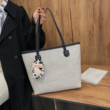 Shoulder Bags Women Large Capacity Casual Totes Canvas Waterproof Handbags