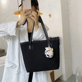 Shoulder Bags Women Large Capacity Casual Totes Canvas Waterproof Handbags