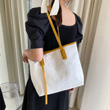 Shoulder Bags Women Large Capacity Casual Totes Cartoon Pattern Soft Handbags