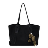 Canvas Shoulder Bag Large Capacity Casual Tote Handbag