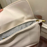 Shoulder Bags Women Large Capacity PU Leather All-match School Travel C