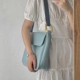 Shoulder Bags Women Large Capacity PU Leather All-match School Travel C