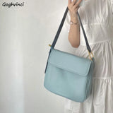 Shoulder Bags Women Large Capacity PU Leather All-match School Travel C