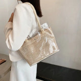 Shoulder Bags Women Large Capacity PVC Transparent Big Totes Son-mother Handbags