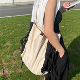 Shoulder Bags Women Large Capacity Patchwork Bow All-match Big Tote