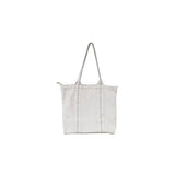 Large Capacity Canvas Shoulder Bag Zipper Handbag