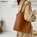 Shoulder Bags Women Large Capacity Casual College Totes Soft Bag