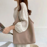 Shoulder Bags Women Large Capacity Casual College Totes Soft Bag