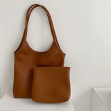 Shoulder Bags Women Large Capacity Casual College Totes Soft Bag