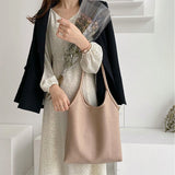 Shoulder Bags Women Large Capacity Casual College Totes Soft Bag
