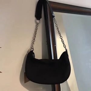 Women Minimalist Chains Shoulder Bag Harajuku Streetwear