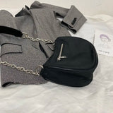 Women Minimalist Chains Shoulder Bag Harajuku Streetwear