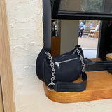 Women Minimalist Chains Shoulder Bag Harajuku Streetwear