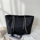 Shoulder Bags Women Nylon Casual Tote Zipper Large Capacity Ladies