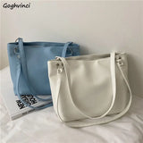 Women PU Leather Shoulder Bag Large Tote Underarm OL Office