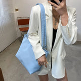 Women PU Leather Shoulder Bag Large Tote Underarm OL Office